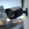 CEE Zestaw dwóch atrap kamer tubowych IR1800 BT diody IR LED, zasilanie 2xAA, czarne, ABS